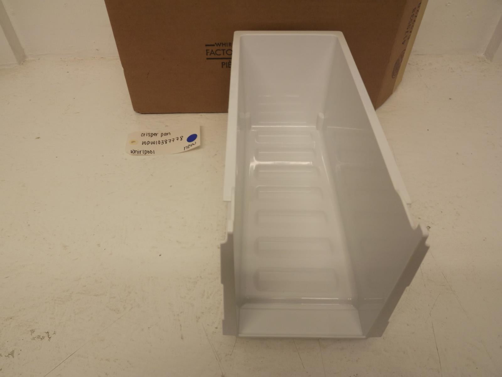 Whirlpool Refrigerator WPW10387778 Crisper Pan New Whirlpool Refrigerator WPW10387778 Crisper Pan New
